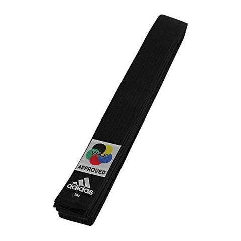 ADIDAS KARATE ELITE BELT WKF SABUK KARATE - BLACK