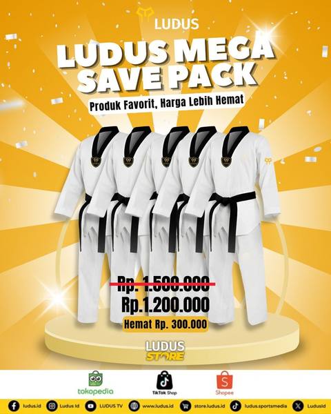 LUDUS MEGA SAVE PACK Black V Neck