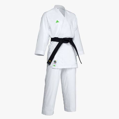 Adidas Karate Gi Adilight Green Logo (Primegreen)
