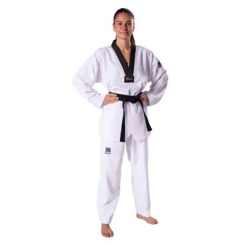 KWON Dobok Taekwondo Uniform Premiere Plus Kerah Hitam