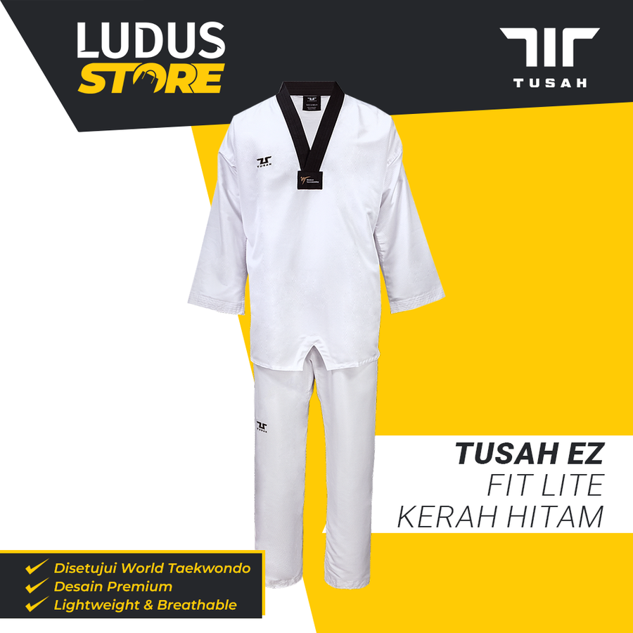 Tusah EZ-Fit Lite Uniform Dobok Seragam Sparring Taekwondo